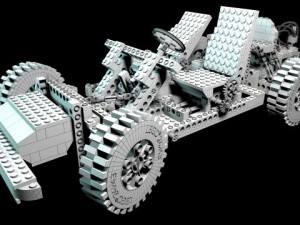 lego technic chassis 8860 3D in 3DExport
