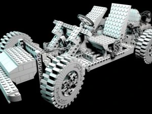 lego technic chassis 8860 3D Model