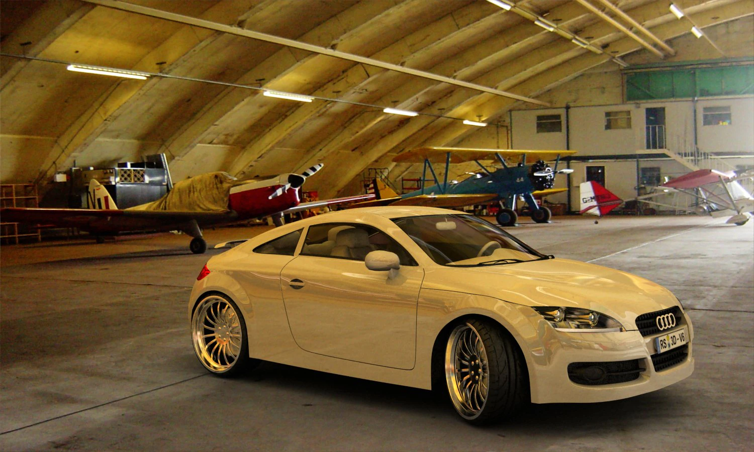 audi tt 3D Model .c4d .max .obj .3ds .fbx .stl .blend 