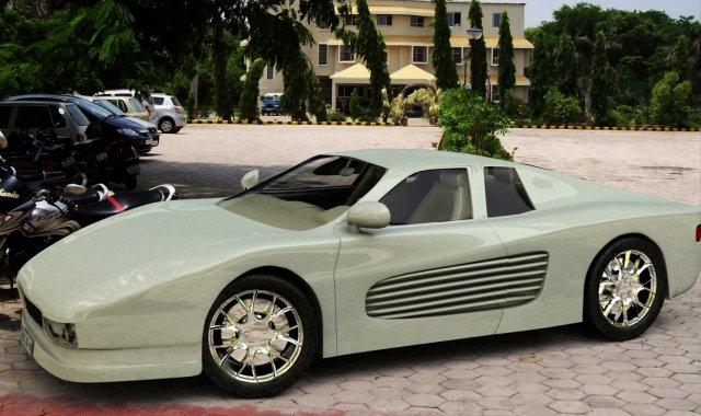 1992 ferrari 348 tb Model 3D .c4d .max .obj .3ds .fbx .stl .blend 