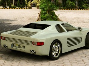 1992 ferrari 348 tb Model 3D