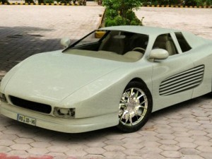 1992 ferrari 348 tb Model 3D