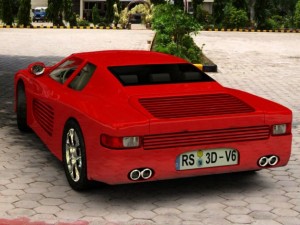 1992 ferrari 348 tb Model 3D