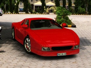 1992 ferrari 348 tb Model 3D