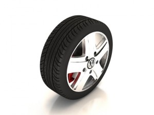 volkswagen touareg  wheel Modelo 3D