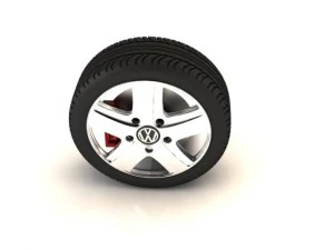 volkswagen touareg  wheel 3D Model