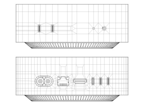 Mac mini Modello 3D