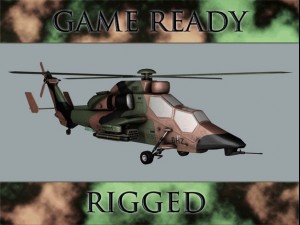 battle helicopter 3D Модель