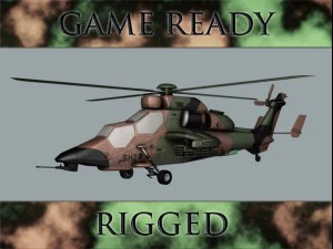 battle helicopter 3D Model