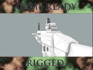 assault rifle 3D Model