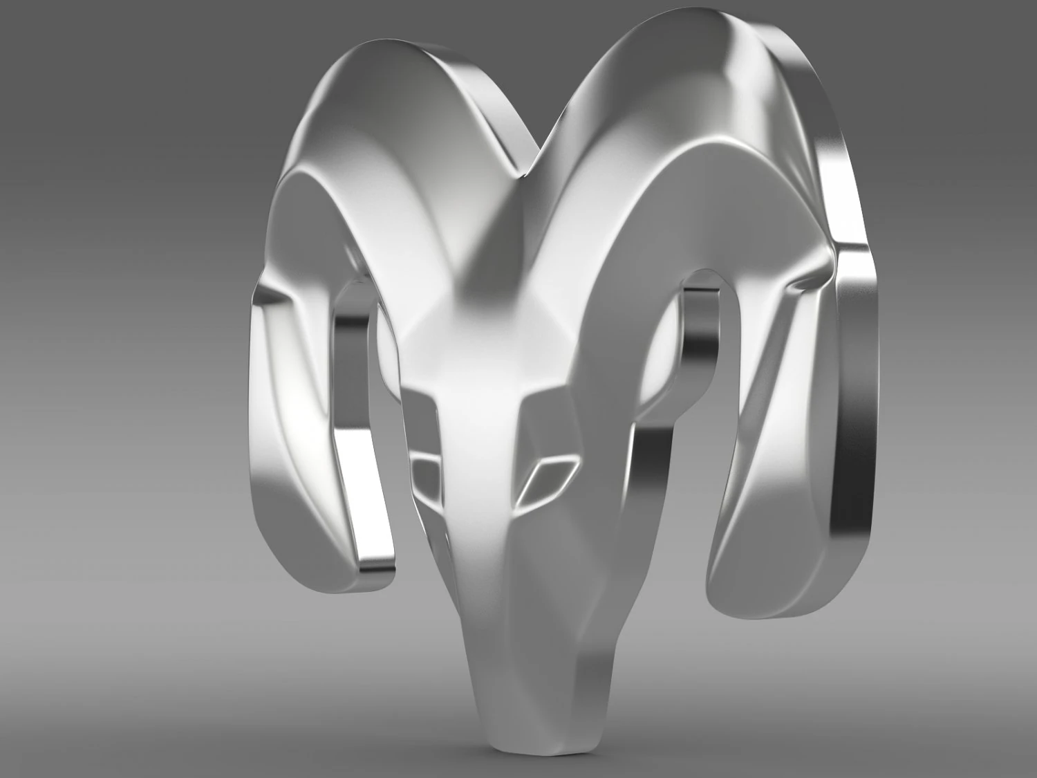 dodge wheel logo 3D Model .c4d .max .obj .3ds .fbx .stl .blend 
