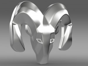 dodge wheel logo 3D Model