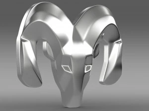 dodge wheel logo 3D Model