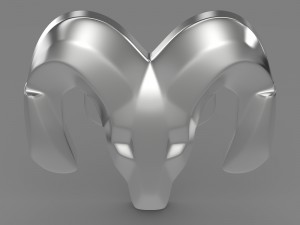 dodge wheel logo 3D Model