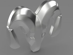 dodge wheel logo 3D Model