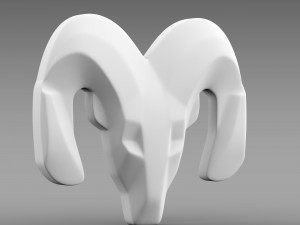 dodge wheel logo 3D Model