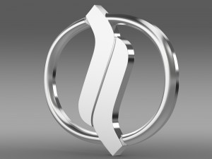 nissan diesel trucks logo 3D Model
