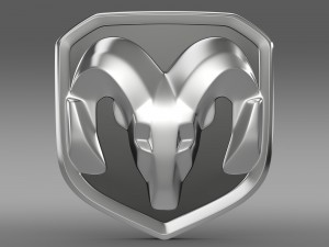 dodge ram logo Modelo 3D