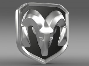 dodge ram logo Modelo 3D