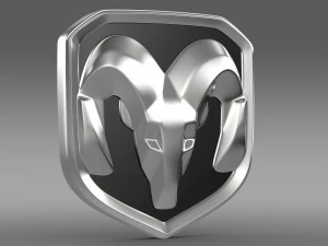 dodge ram logo 3D Model