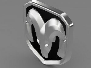 dodge ram logo Modelo 3D
