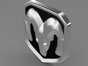 dodge ram logo 3D Model