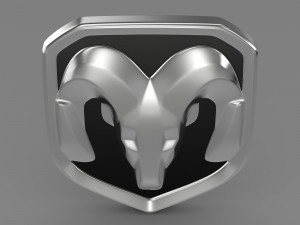 dodge ram logo Modelo 3D