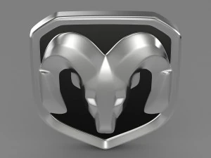 dodge ram logo 3D Model