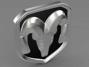 dodge ram logo 3D Model