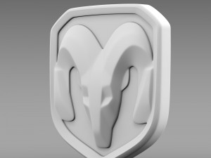 dodge ram logo Modelo 3D