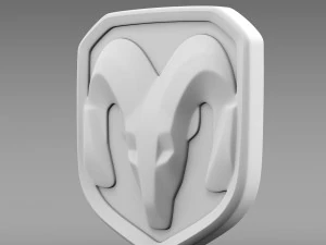 dodge ram logo 3D Model