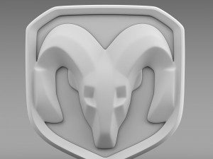 dodge ram logo Modelo 3D