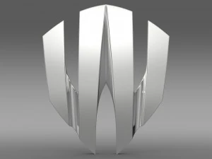w motors lykan hypersport logo 3D Model
