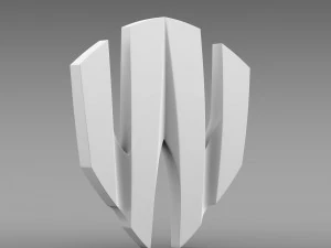 w motors lykan hypersport logo 3D Model