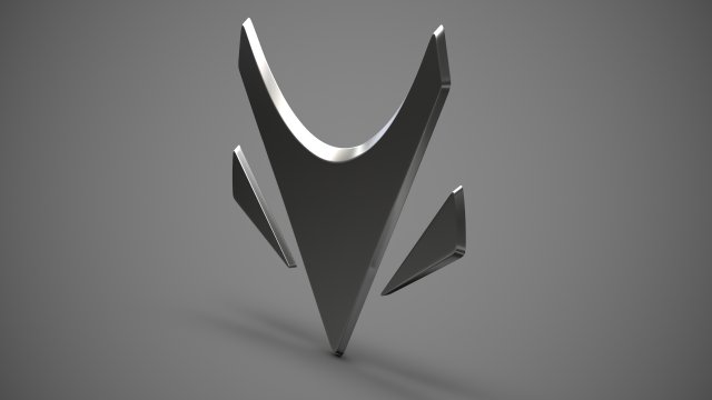 arcfox logo 3D Model .c4d .max .obj .3ds .fbx .stl .blend 