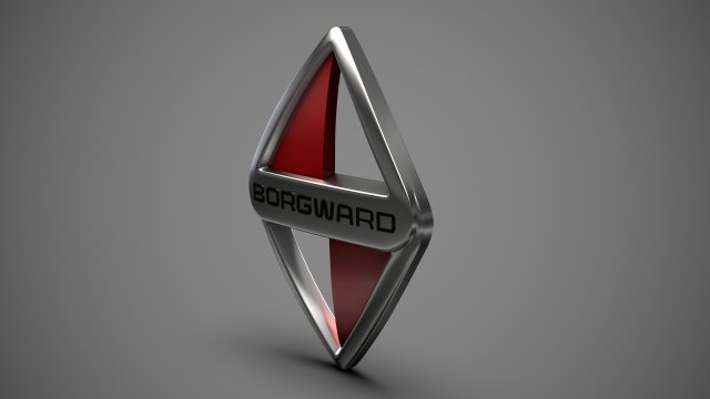 borgward logo Modelo 3D .c4d .max .obj .3ds .fbx .stl .blend 