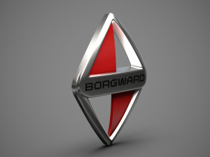 borgward logo Modelo 3D