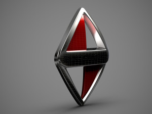 borgward logo Modelo 3D