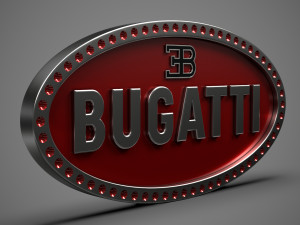 bugatti logo 3D Модель
