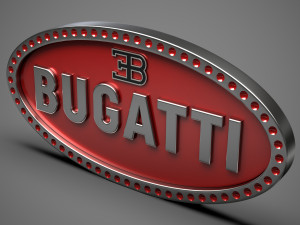 bugatti logo 3D Модель