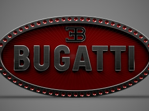 bugatti logo 3D Модель