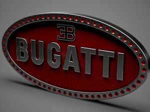 bugatti logo 3D Модель
