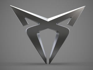 cupra logo Modelo 3D