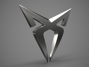 cupra logo Modelo 3D