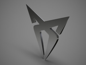 cupra logo Modelo 3D