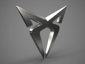 cupra logo 3D Model