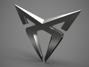 cupra logo Modelo 3D