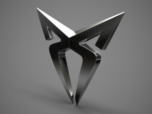 cupra logo Modelo 3D