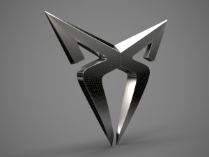 cupra logo Modelo 3D