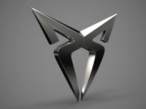 cupra logo 3D Model